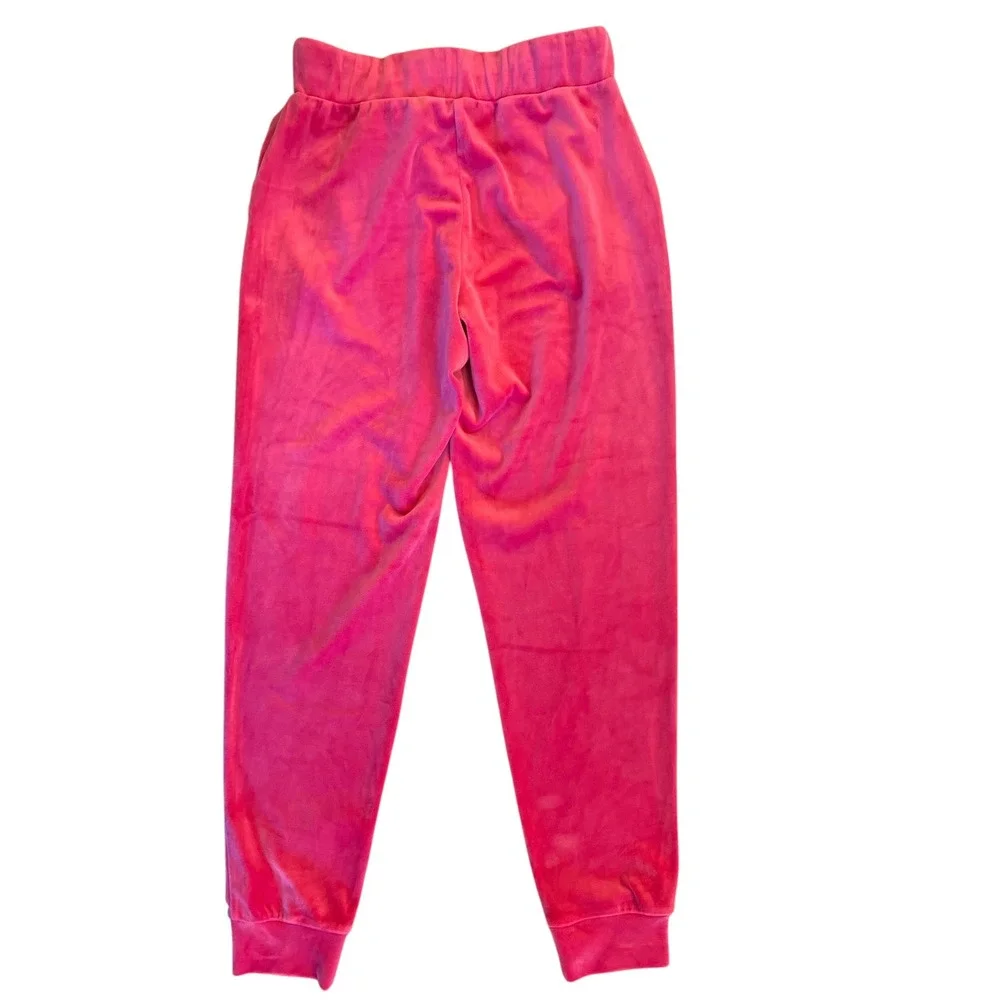 Juicy Couture Velour Joggers Sweatpants Drawstring Pockets Pink XS‎ Y2K